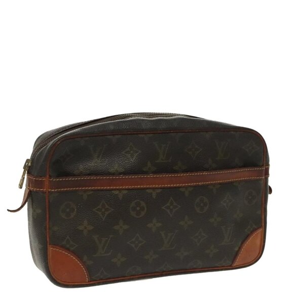 LOUIS VUITTON Monogram Compiegne 28 Clutch Bag - Picture 1 of 16